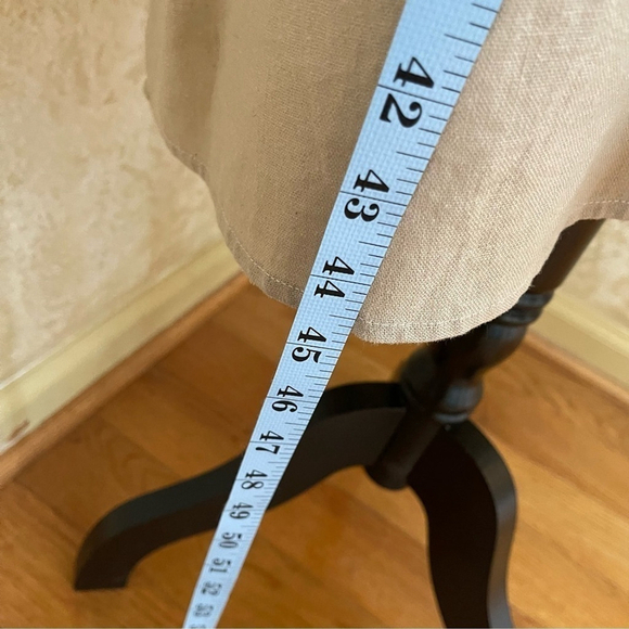 For Cynthia Sleeveless Linen Blend Colorblock Midi Dress Pockets A-line Sz XL - Picture 6 of 11